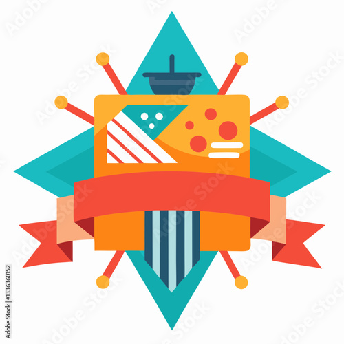 art expo banner with creative feel 