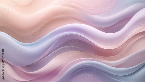 Dreamy Pastel Waves, Background design