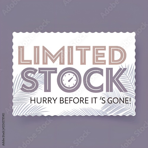 A simple yet impactful summer sale banner in soft colors with the text 