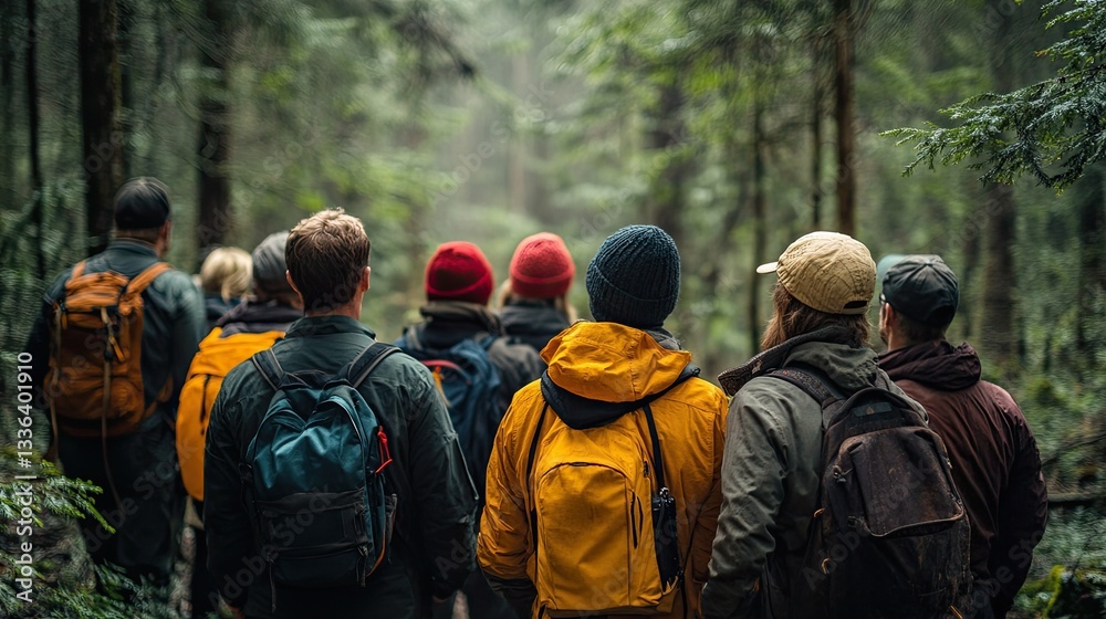 A Group of People Learning About Sustainable Forestry, Promoting Forest Conservation, Responsible Harvesting, and Ecosystem Protection to Ensure Long-Term Forest Health. A Group of People Learning About Sustainable Forestry, Promoting Forest Conservation, Responsible Harvesting, and Ecosystem Protection to Ensure Long-Term Forest Health.