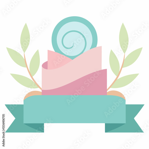 spa banner with soft pastels