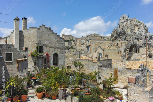Fototapeta Naklejka Na Ścianę i Meble -  Amazing view of The Old town of Matera, Italy