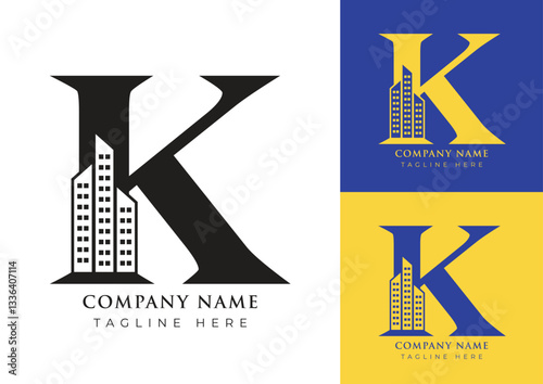 Letter K Business logo design