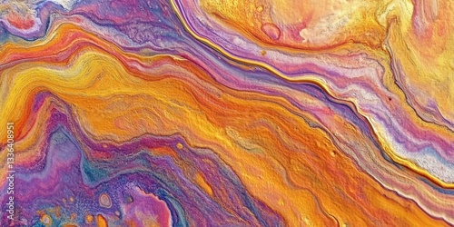 Closeup of abstract rough colorful pink coral colors art painting texture background wallpaper, with oil or acrylic brushstroke waves, pallet knife paint on