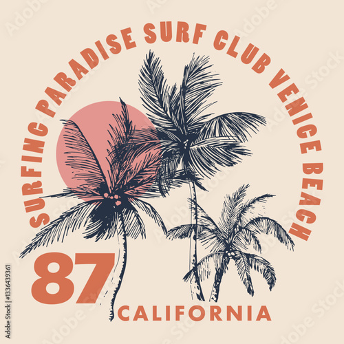 Surfing Paradise Surf Club Venice Beach.eps
