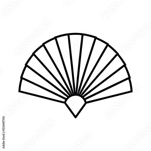 fan isolated on white