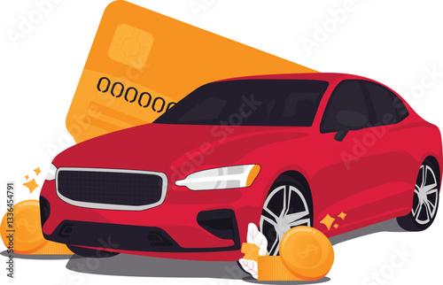 orange sports car or insurance car