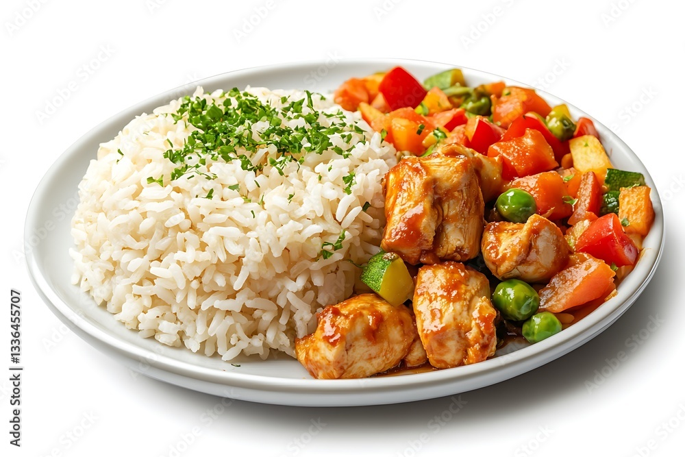 very vivid photo of food course featuring jollof chicken and simple rice with blended veggies on white frame
very vivid photo of food course featuring jollof chicken and simple rice with blended veggies on white frame