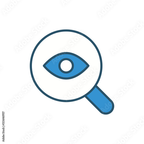Inspection  vector icon stock illustration