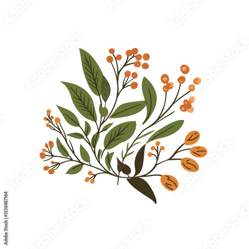 a logo with a mix of Siberian herbs