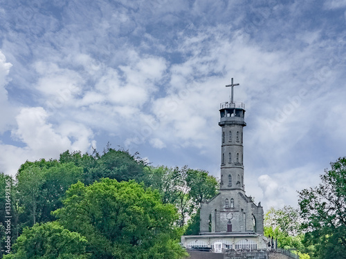 The Wilhelmina Tower in Valkenburg, Limburg, which collapsed on March 16, 2025, was built in 1906 || De op 16 maart 2025 ingstorte Wilhelminatoren in Valkenburg, Limburg werd gebouwd in 1906