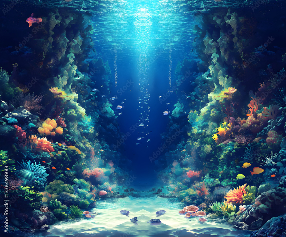 Obraz premium coral reef in the red sea