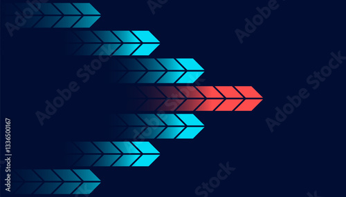 Abstract arrow direction. Technology background. High speed. Hi-tech