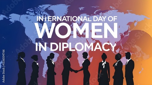 International Day of Women in Diplomacy Wallpaper Background Celebrating Female Diplomats and Their Achievements in Global Affairs



