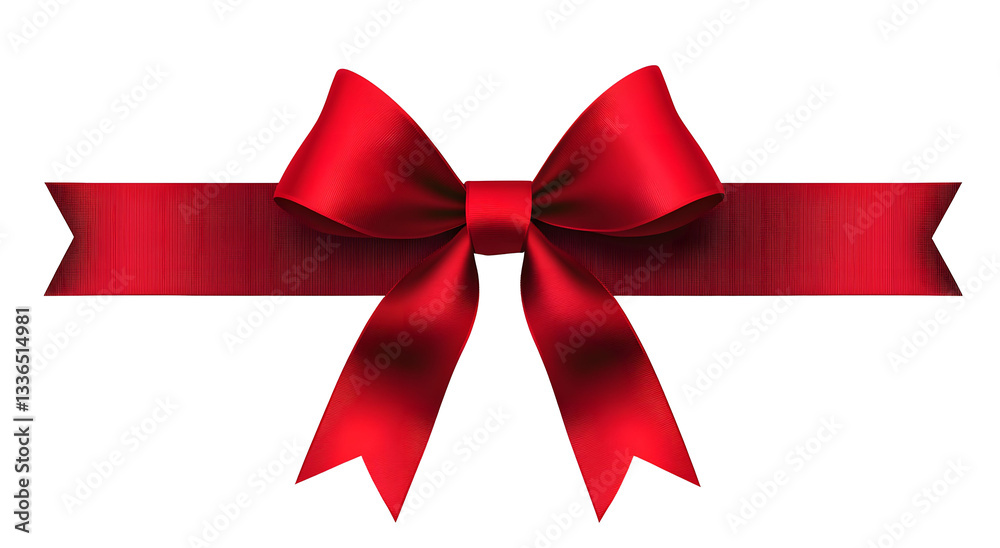 red ribbon bow on a transparent background red ribbon bow on a transparent background