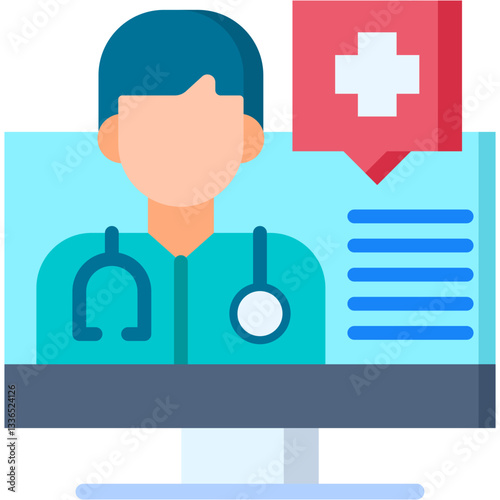 Online Doctor Icon