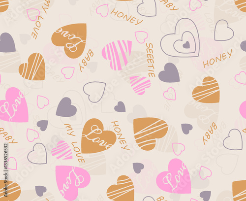 All over Flower Design Seamless Pattern With Some Texture Digital Print Textile