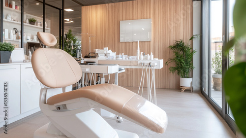 Modern Dental Clinic Interior with Comfortable Chair