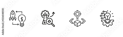  Corporate Innovation Labs icons Set.