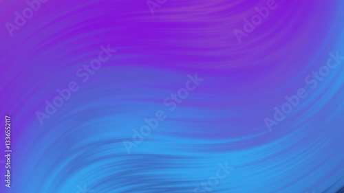 Abstract Gradient Background Animation with Smooth Waves in Blue and Purple