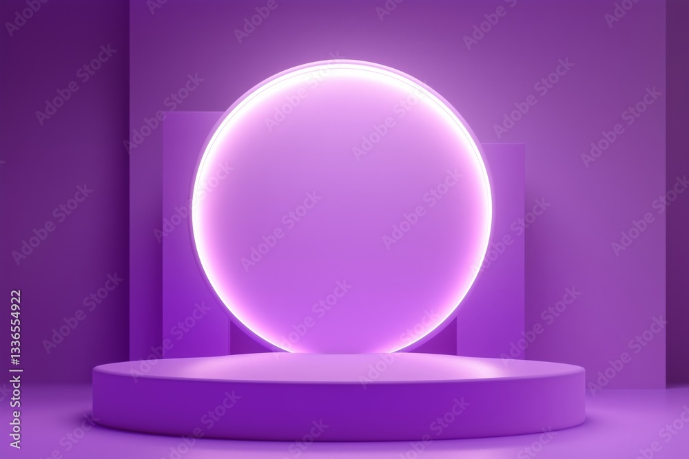 3d render. Abstract modern minimal pastel violet background illuminated with bright light. Showcase scene with cylinder podium for product presentation 3d render. Abstract modern minimal pastel violet background illuminated with bright light. Showcase scene with cylinder podium for product presentation
