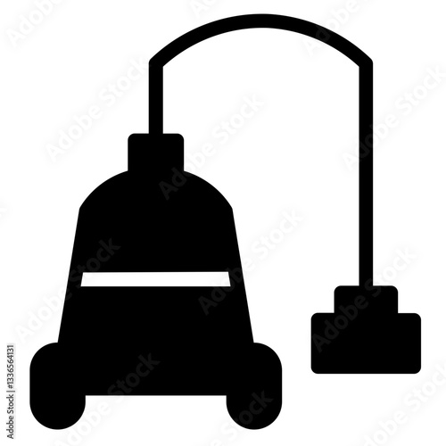 Washing Vacuum Cleaner Glyph Icon