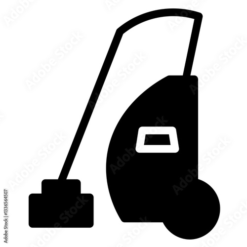 Washing Vacuum Cleaner Glyph Icon