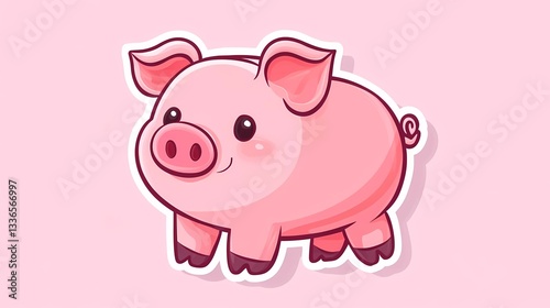 Golden piggy bank with money inside, representing prosperity, economic stability, and financial security, a valuable visual for investment themes, sketchbook style