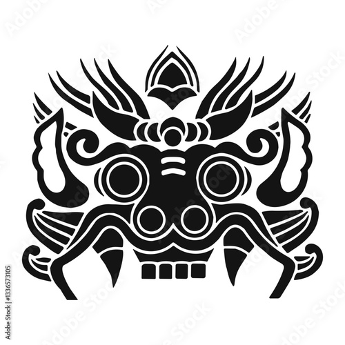 The traditional Korean Goblin (Dokkaebi) pattern, which wards off disasters and protects from hardships, applied to interior decorations, precious metals, tiles, umbrellas, ties, fabrics