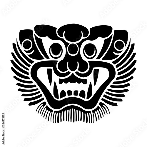 The traditional Korean Goblin (Dokkaebi) pattern, which wards off disasters and protects from hardships, applied to interior decorations, precious metals, tiles, umbrellas, ties, fabrics, package desi