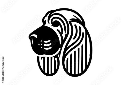 Bloodhound vector logo