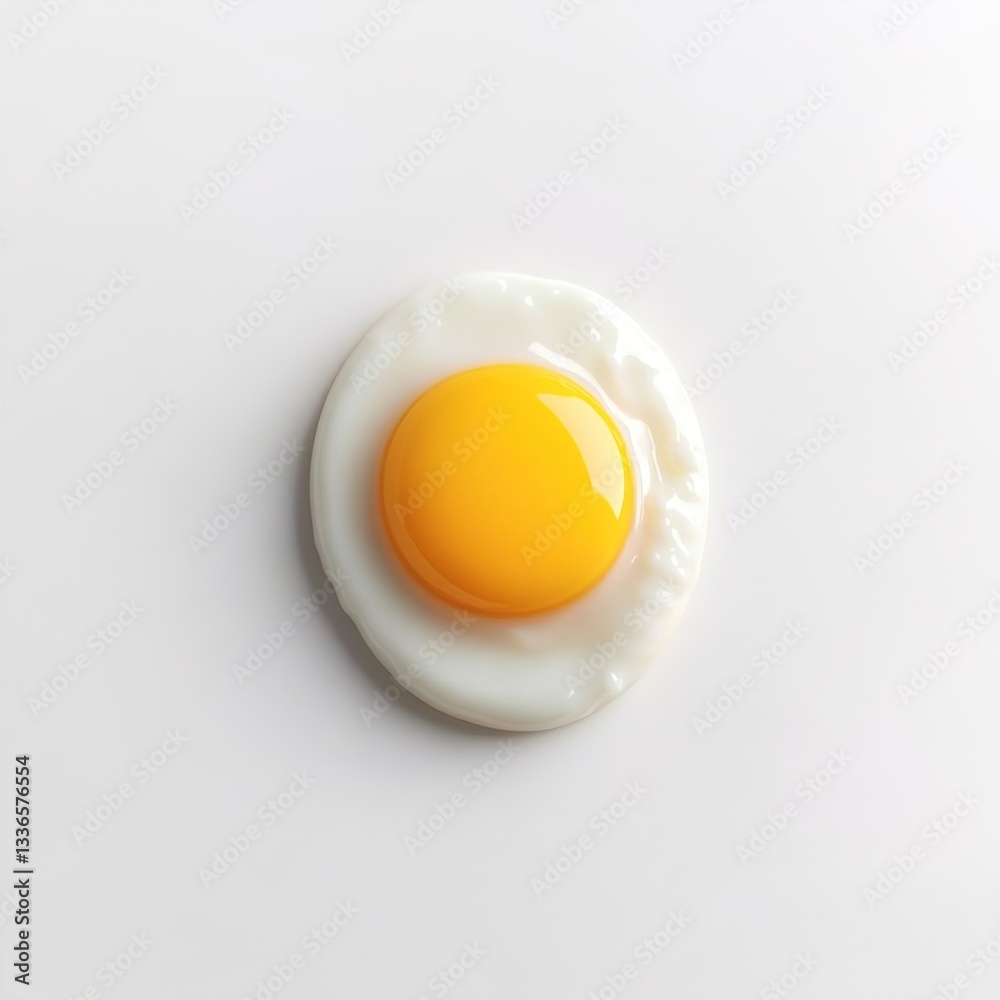 Fried egg with fry pan on transparent background, Frying Egg in a Cooking Pan in Domestic Kitchen