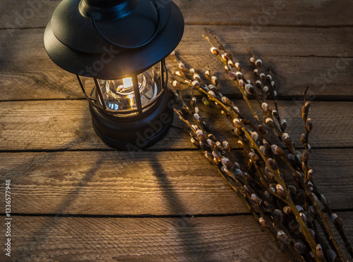 Lantern Light and Pussy Willows – Symbols of Palm Sunday