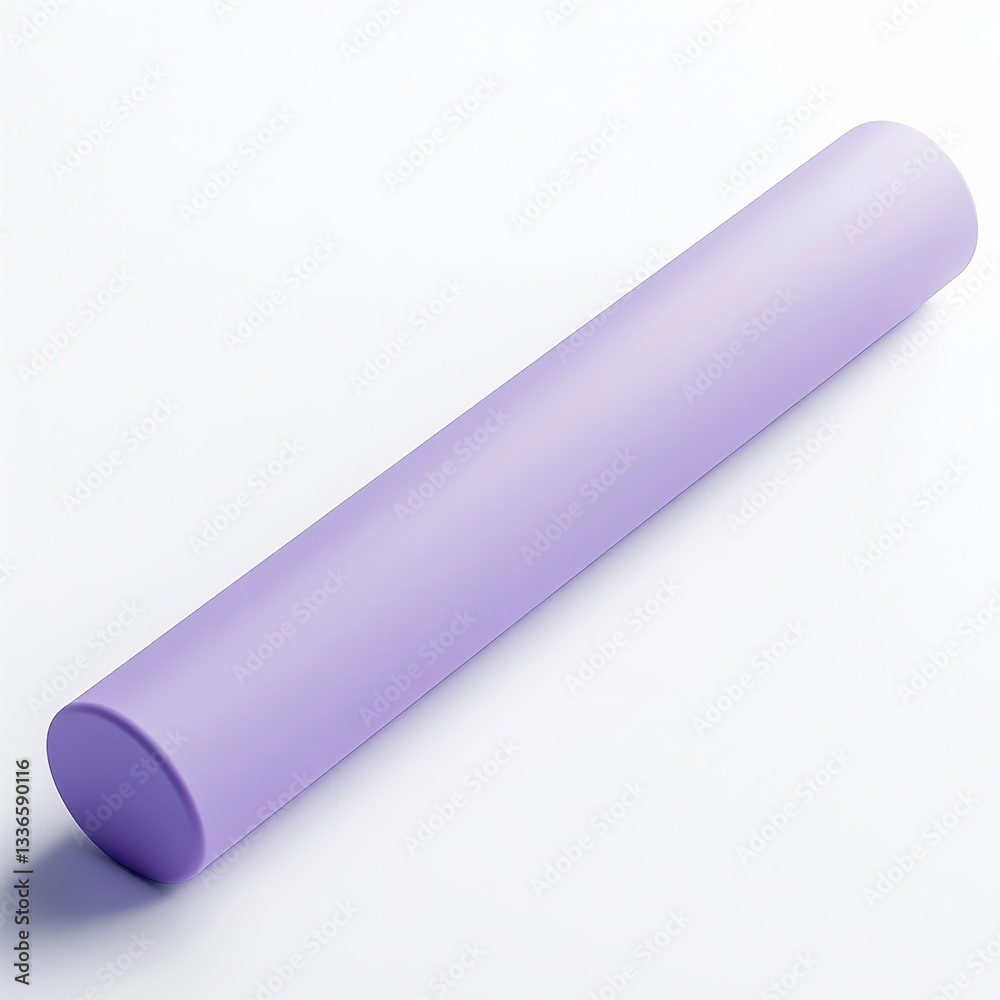 A matte lavender tube with a smooth, velvety surface, lying horizontally, its pastel tone adding a soft, calming effect. A matte lavender tube with a smooth, velvety surface, lying horizontally, its pastel tone adding a soft, calming effect.