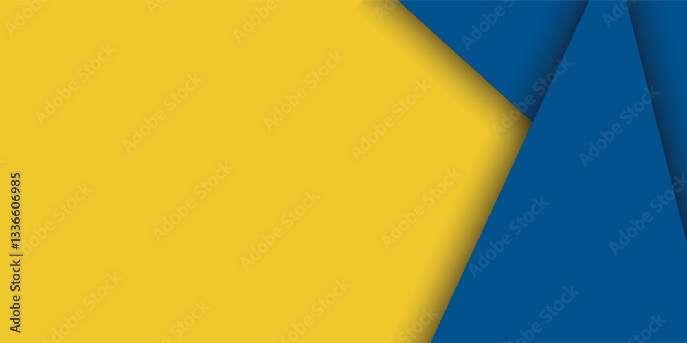 Abstract background modern hipster futuristic graphic. Yellow background with stripes. Vector abstract background texture design, bright poster, banner yellow and blue background Vector illustration.