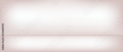 Abstract space studio pastel pink background, Room 3d gallery limbo backdrop, Vector illustration.