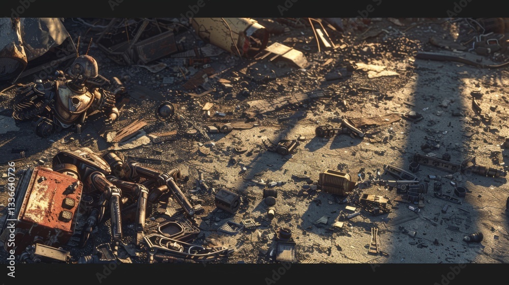 custom made wallpaper toronto digitalA scene of urban decay and neglect.