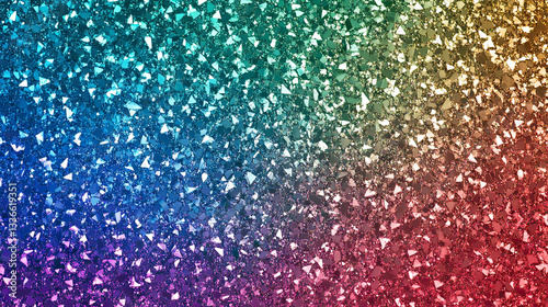 Rainbow Glitter Abstract Texture