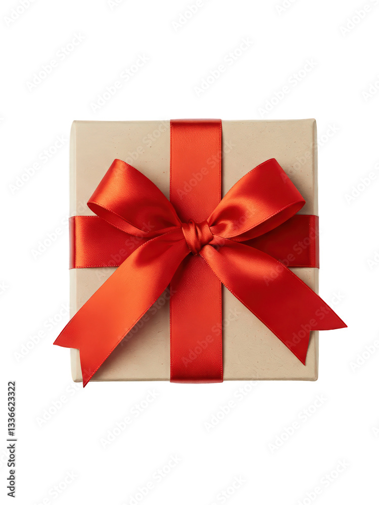 gift box with red ribbon on a transparent background gift box with red ribbon on a transparent background
