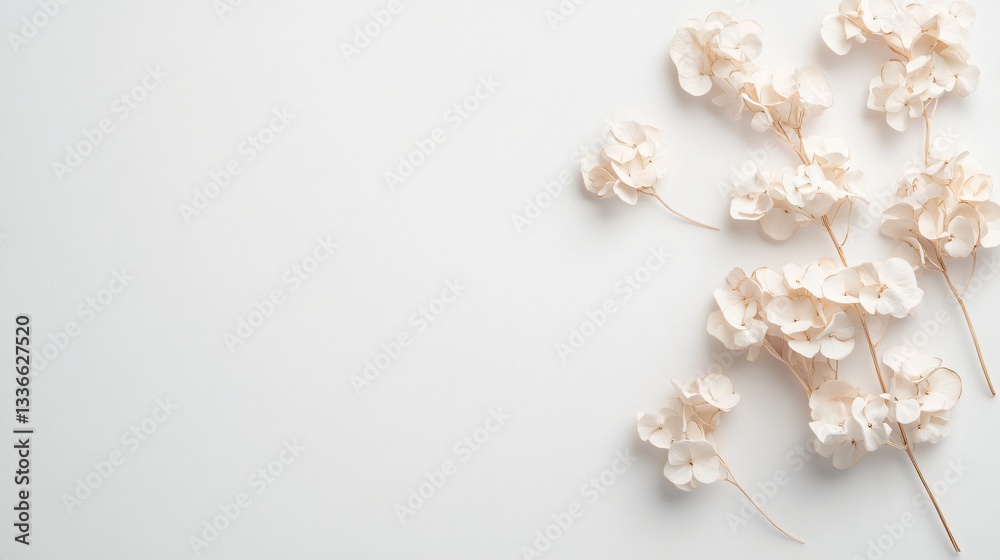 Minimalist workspace with scattered paperclips, clean white desk surface, ideal for productivity themes or office projects. Minimalist workspace with scattered paperclips, clean white desk surface, ideal for productivity themes or office projects.
