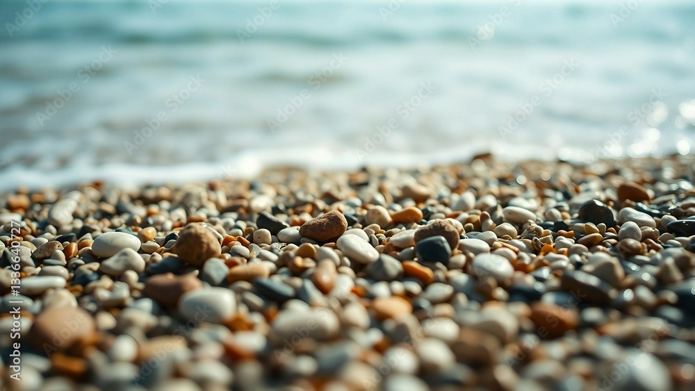 Pebbles on the beach Pebbles on the beach