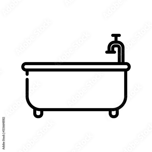 Bathtup icon design template