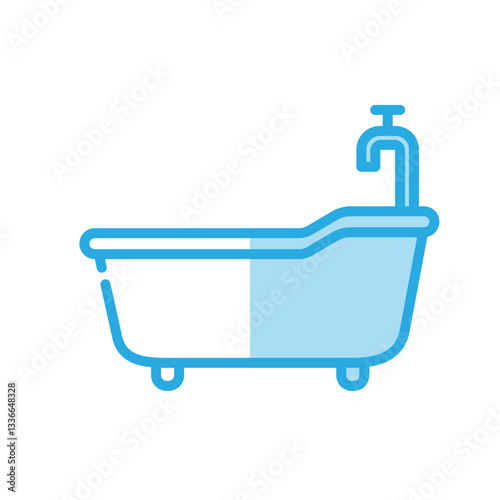 Bathtup icon design template