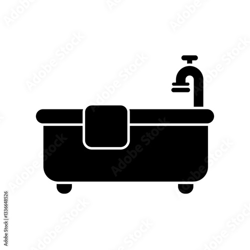 Bathtup icon design template