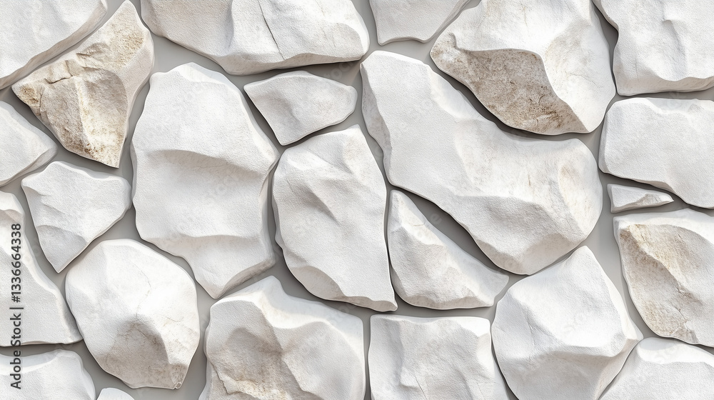 Flat stone texture in medium tones, top view