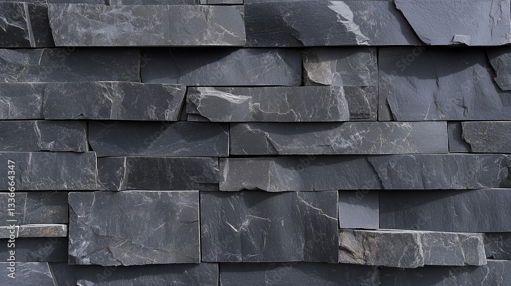 Flat stone texture in medium tones, top view
