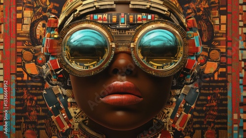 Creating ai-generated artwork inspired by traditional culture virtual gallery digital art ethereal atmosphere artistic perspective