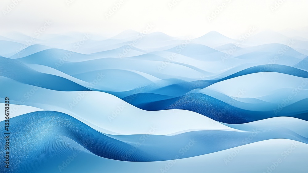 Fototapeta premium Captivating winter scene frozen landscape gigapixel art abstract representation aerial view conceptual expression