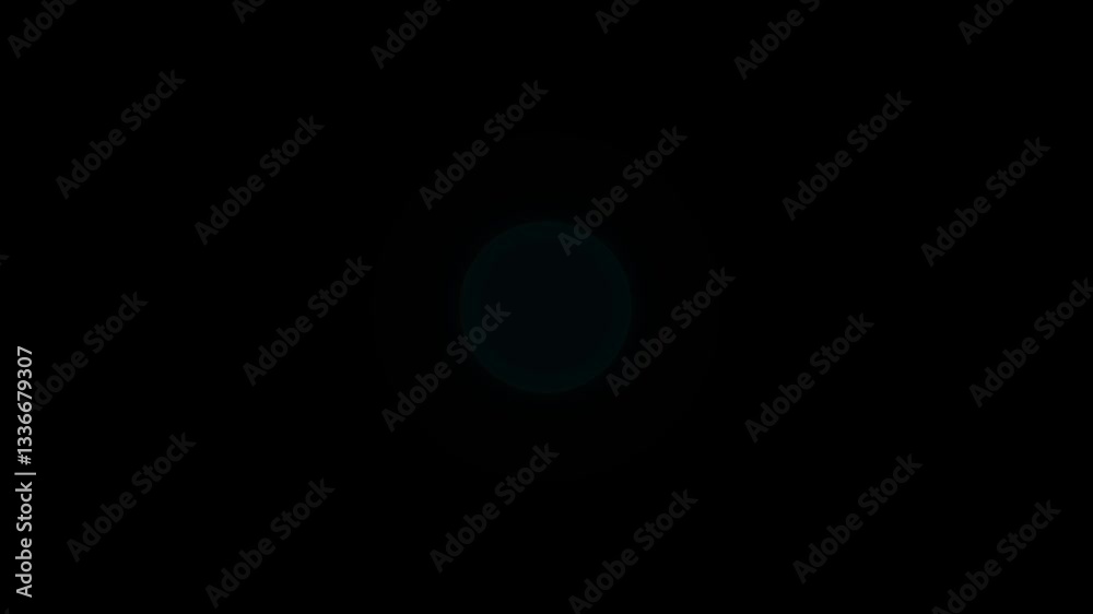 Neon blinking light circle animation on black background, Glowing neon circle light dot animation on black background Neon blinking light circle animation on black background, Glowing neon circle light dot animation on black background