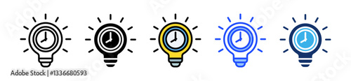 Creative Icon Set With Multiple Style Collection